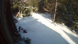 preview picture of video 'GoPro Hero HD Time Lapse - Clearing Snow Goshen Style'