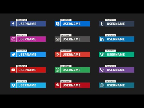 Social Media Lower Thirds | Final Cut Pro Template