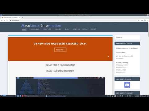 ArcoLinux : 1664 What is new in ArcoLinux 20.11