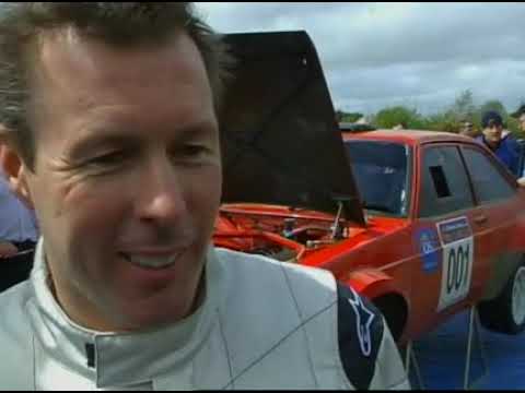 Colin McRae In Car Ford Escort MKII 2005