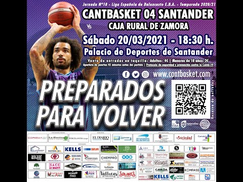 #LigaEBA​ - Cantbasket 04 Santander 🆚 Caja Rural de Zamora