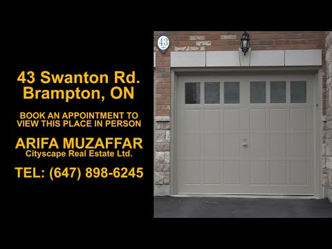 43 Swanton Road, Brampton, ON