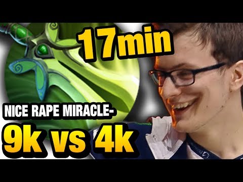 17min Butterfly Gyro WTF Miracle- 9k vs 4k Dota 2