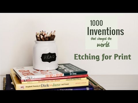 1000 Inventions that changed the world – Etching for Print