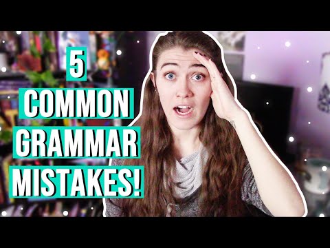 COMMON GRAMMATICAL MISTAKES WRITERS MAKE | punctuation, word usage, and more!