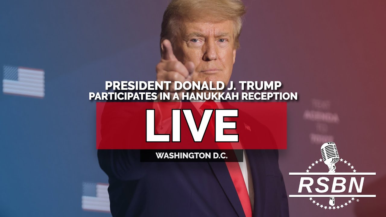 LIVE: President Trump Participates in a Hanukkah Reception - 12/16/25