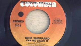 rick sheppard - can we share it