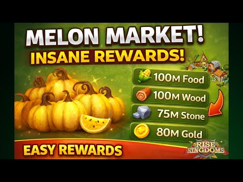 Why Melon Market Is the Best Value Event in Rise of Kingdoms (F2P & Low Spender)