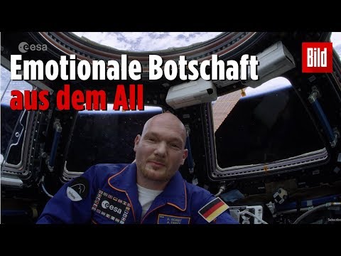 Alexander Gerst mit emotionaler Entschuldigung an Enkel | Video vor Rückkehr zur Erde | ENG Subs