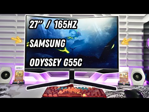 Odyssey G5 series curved gaming monitor Samsung