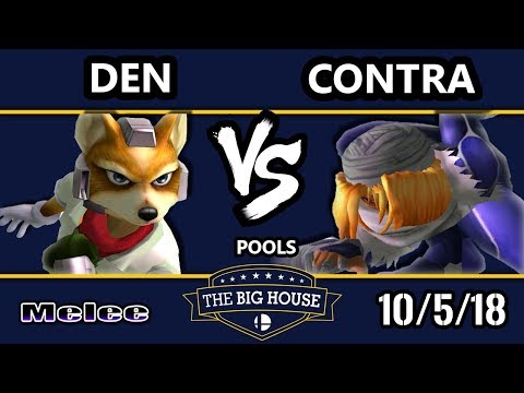 TBH8 SSBM - Den (Fox) Vs. Contra (Sheik) Smash Melee R1 Pools - B104 LQF