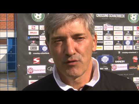 Felice Mazzu réagit après la défaite de l'Union Saint-Gilloise contre le Crossing Schaerbeek