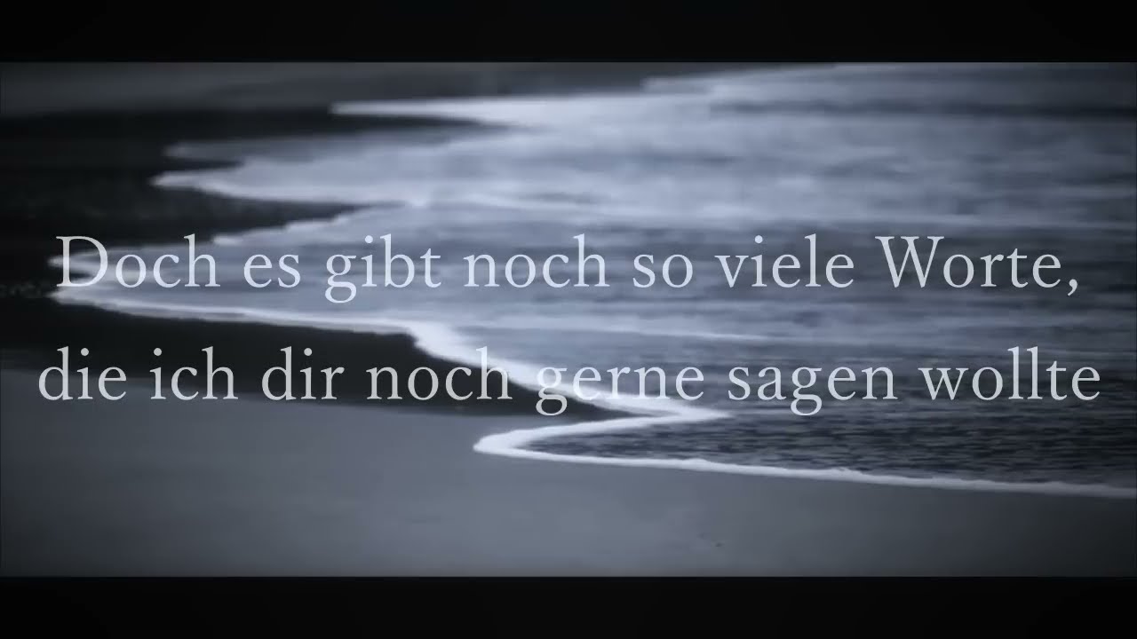 Lyrics & Translations of Zeit Zu Gehen by Melissa Popnable