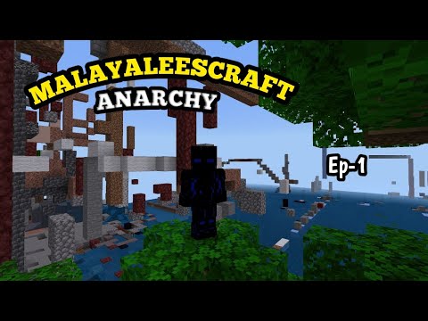 Ranger Gaming - I joined in @MalayaleesCraft anarchy server | ep 1 | Minecraft bedrock