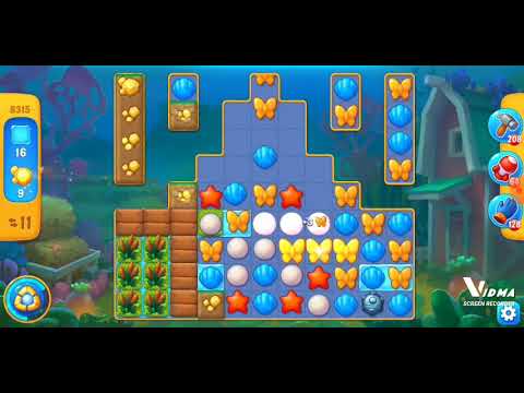 Fishdom. 8315 level no boosters and diamonds - 22 moves