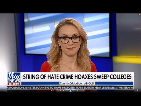 12-27-17 Kat Timpf on The Ingraham Angle - College Hate Crime Hoaxes