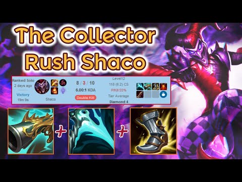 The Collector Rush Shaco Jungle - Smurfing in P1 [League of Legends] Full Gameplay - Infernal Shaco