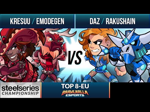 Daz & Rakushain vs Kresuu & Emodegen - Top 8 - Steelseries Championship  2020 - 2v2 EU
