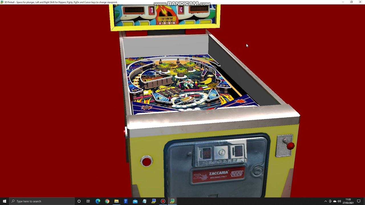 Box2D Pinball (BBC BASIC) fullscreen