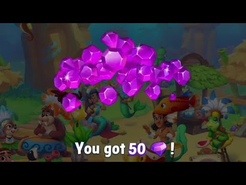 @Fishdom Buy Diamonds from Fishy Bank, Level 7884 and Win Underwater Race. Got Rewards.