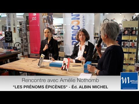Rencontre avec Amélie Nothomb -  Librairie Martelle
