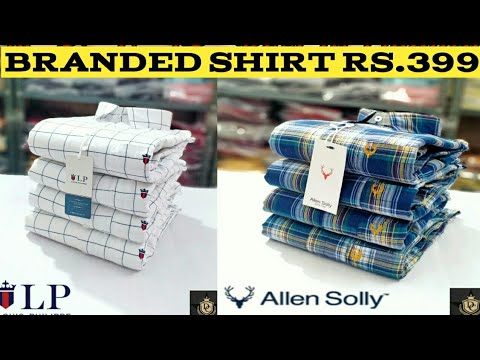 ALLEN SOLLY##LOUIS PHILIPE## CHECKED SHIRTS