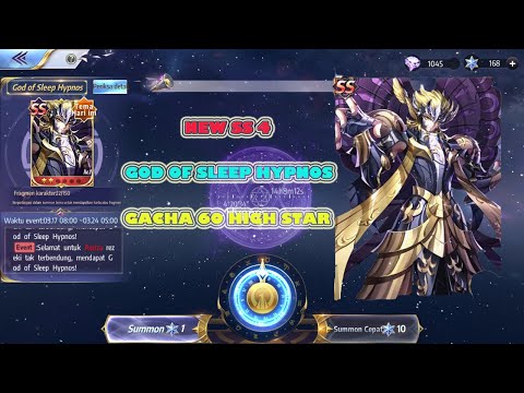 GACHA 60 High Star God of Sleep HYPNOS!! Saint Seiya Awakening global