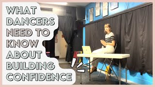 I was asked to speak about how to build confidence... here