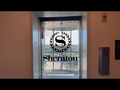 Awesome Scenic US Traction Elevator - Sheraton Park Hotel in Anaheim, CA.