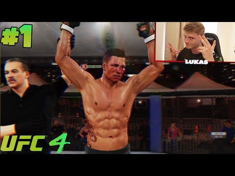 UFC 4 Career Mode - Ep 1: PARKING LOT FIGHT! (UFC 2020 Gameplay PS4)