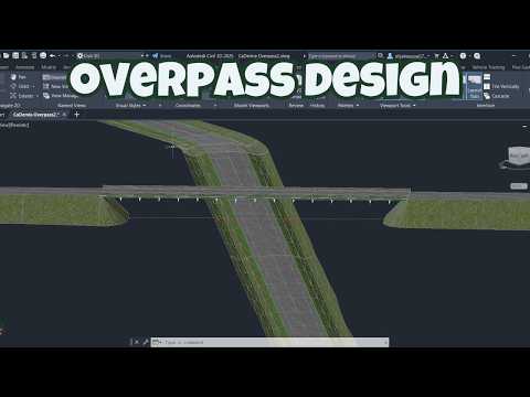 How Do You Design an Overpass in Civil 3D 2026?