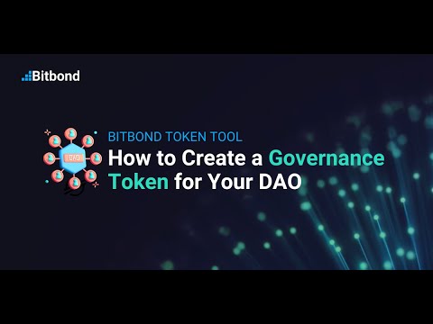 How to Create a DAO Governance Token — Bitbond