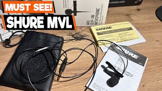 Shure MVL Review: BEST Lavalier Mic for iPhone, Android & DSLR Vlogging in 2026? (Audio Test)