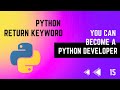 15 Return Keyword In Python Python Tutorial Series EMC Academy