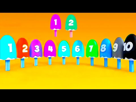 Learn Numbers with Number Ice Cream Popsicles (Sponsored By Preview 2 Effects)