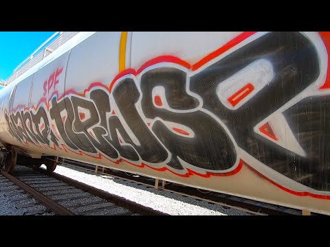 Graffiti Freight Train Watching #3 But TANKER GRAFFITI!