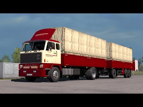 ETS 2 1.33 - Volvo F89 v1.4 by XBS - Trip: Pskov - Narva