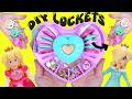 The Super Mario Galaxy Movie DIY Princess Peach And Rosalina Locket Charms Crafts For Kids
