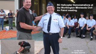 preview picture of video 'Air Demos at the Civil Air Patrol, with R/C Heli's, Jets, and Planes.'