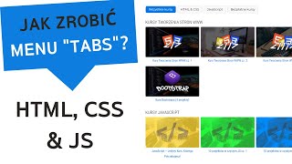 Jak zrobić &quot;menu tabs&quot; w HTML, CSS i JavaScript? [PROJEKT]