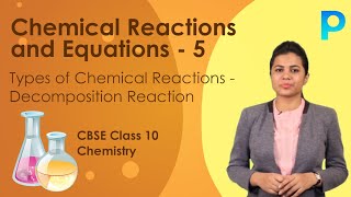 Chemical Reactions and Equations - 5 | Types of Chemical Reactions-Decomposition Reaction | Class 10