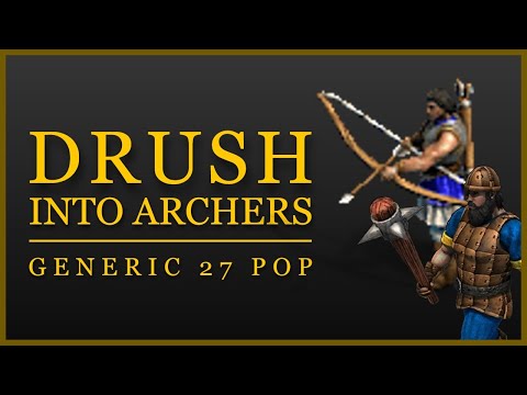 Generic 27pop Drush into Archers - Build Order