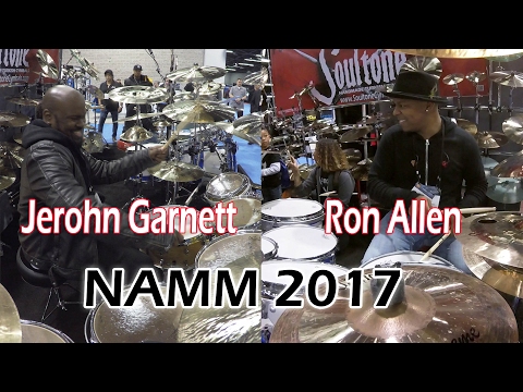 Soultone Cymbals NAMM 2017 - Ron Allen & Jerohn Garnett