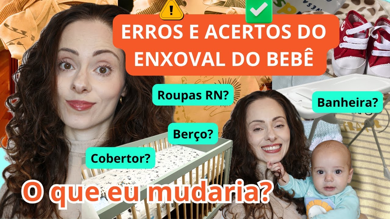 ERROS E ACERTOS DO ENXOVAL DO BEBÊ