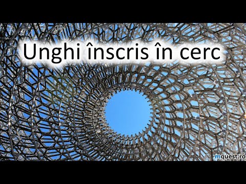 Unghi înscris în cerc, clasa a VII-a