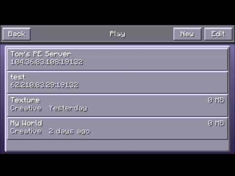 Textures for Minecraft PE Video