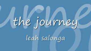 THE JOURNEY - Lea Salonga (with lyrics)