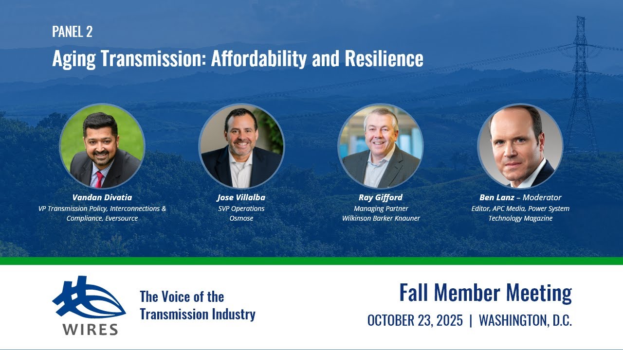 Watch Panel 2 – Aging Transmission: Affordability and Resilience on YouTube
