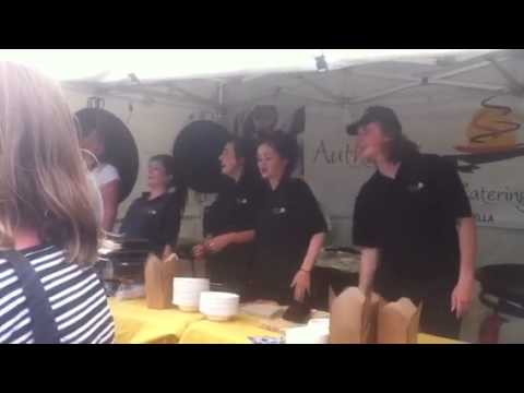 Crowd Dancing to the Coda Ukulele Band