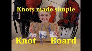Knots made simple: Knot board - Cubscout Eric